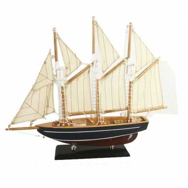 Model miniatuur model zeiljacht/boot marco polo 43 cm