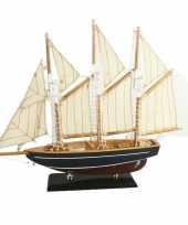 Model miniatuur model zeiljacht boot marco polo 43 cm